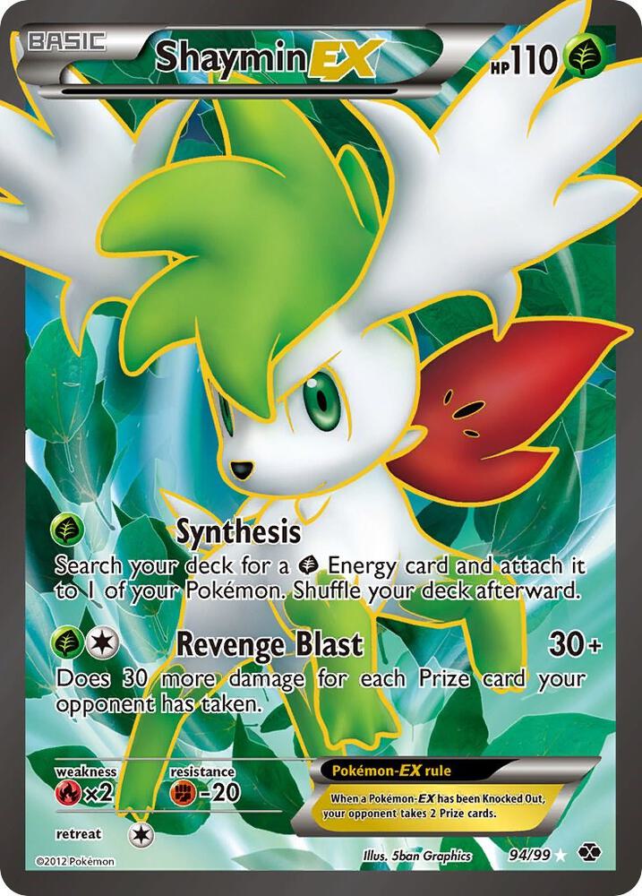 Shaymin EX (94 Full Art) - Next Destinies