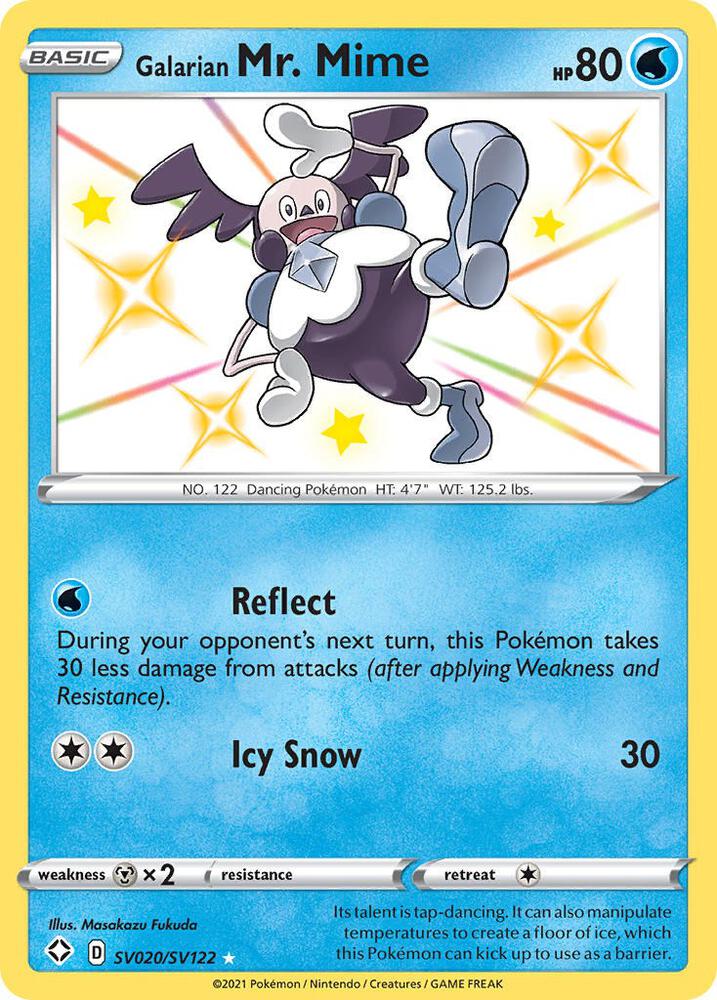 Galarian Mr. Mime - Shining Fates: Shiny Vault