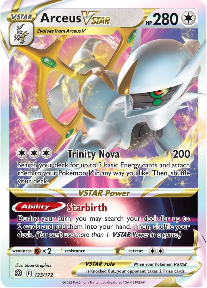Arceus VSTAR - SWSH09: Brilliant Stars