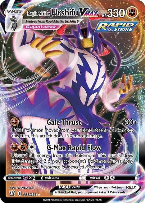 Rapid Strike Urshifu VMAX - SWSH05: Battle Styles