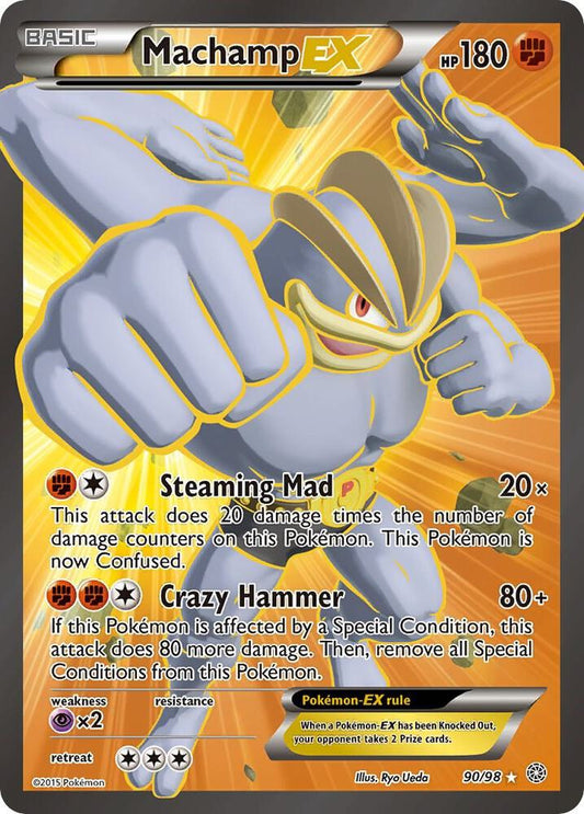 Machamp EX (90 Full Art) - XY - Ancient Origins