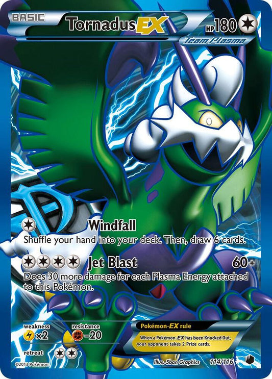Tornadus EX (Team Plasma) (114 Full Art) - Plasma Freeze