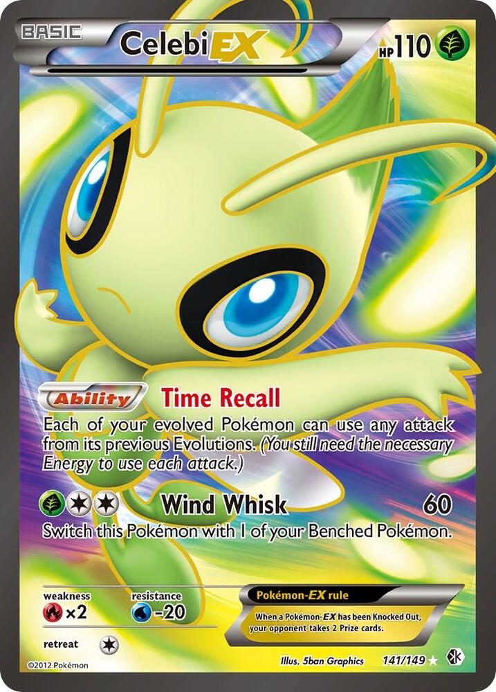 Celebi EX (141 Full Art) - Boundaries Crossed
