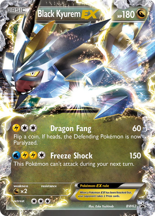 Black Kyurem EX - BW62 - Black and White Promos