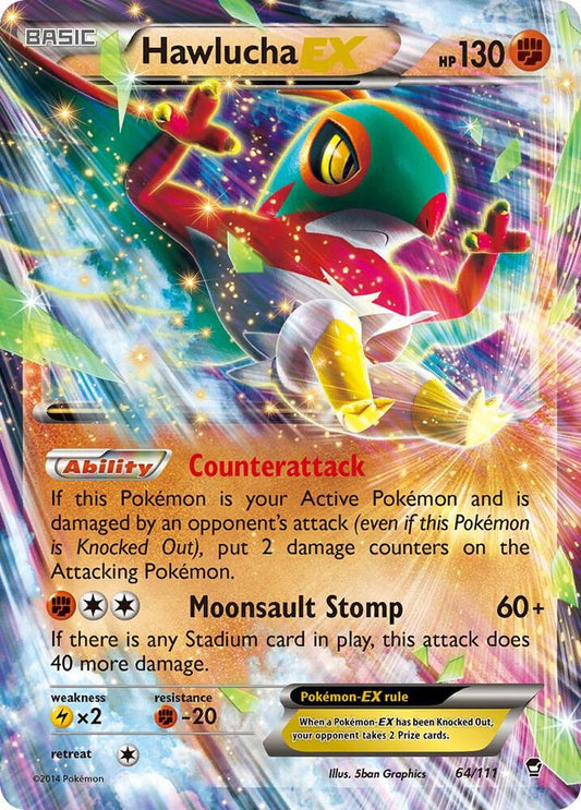 Hawlucha EX - XY - Furious Fists