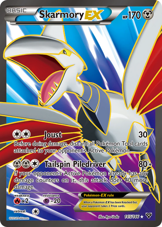Skarmory EX (145 Full Art) - XY Base Set