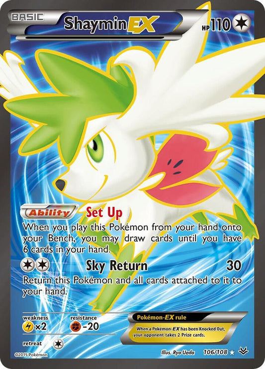 Shaymin EX (106 Full Art) - XY - Roaring Skies