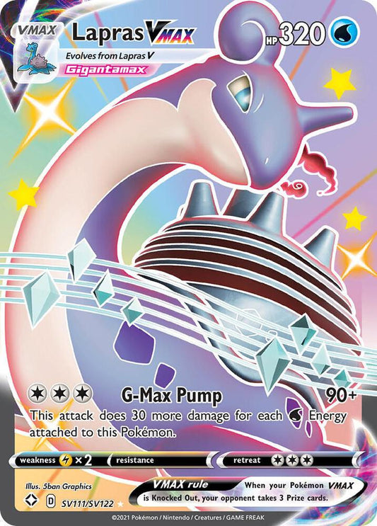 Lapras VMAX - SV111/SV122 - Shining Fates: Shiny Vault