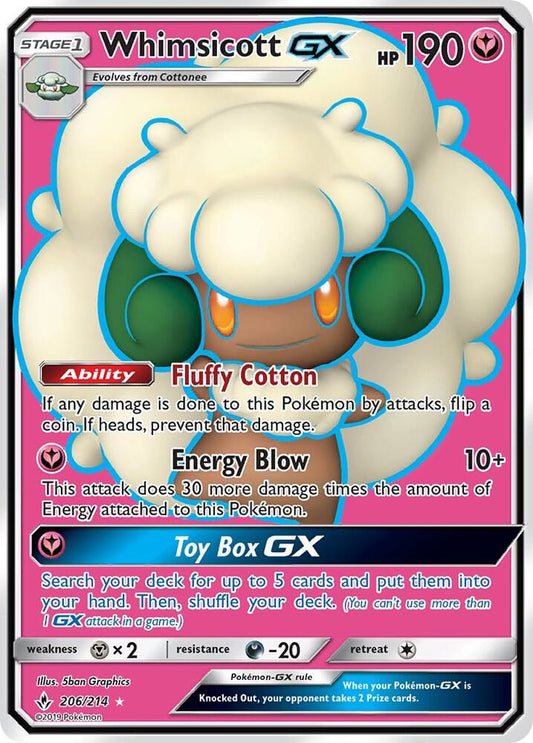 Whimsicott GX (Full Art) - SM - Unbroken Bonds