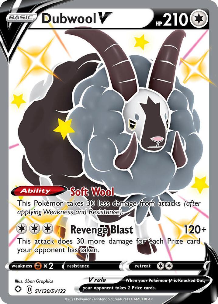 Dubwool V - SV120/SV122 - Shining Fates: Shiny Vault