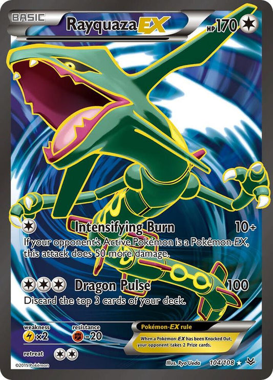 Rayquaza EX (104 Full Art) - XY - Roaring Skies