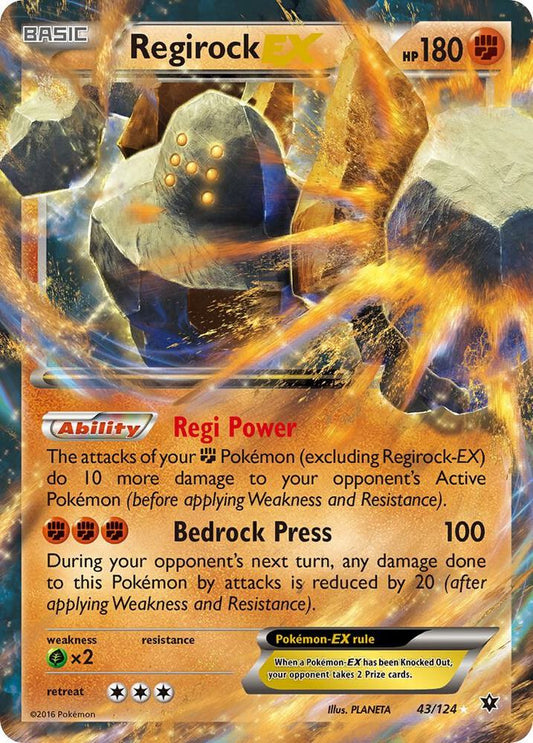 Regirock EX - XY - Fates Collide