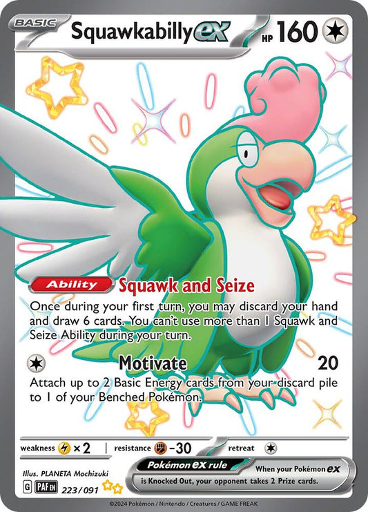 Squawkabilly ex - 223/091 - SV: Paldean Fates
