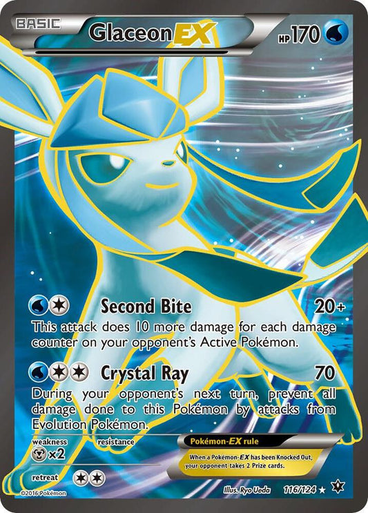 Glaceon EX (Full Art) - XY - Fates Collide