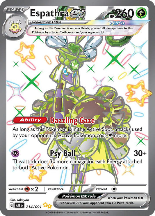 Espathra ex - 214/091 - SV: Paldean Fates