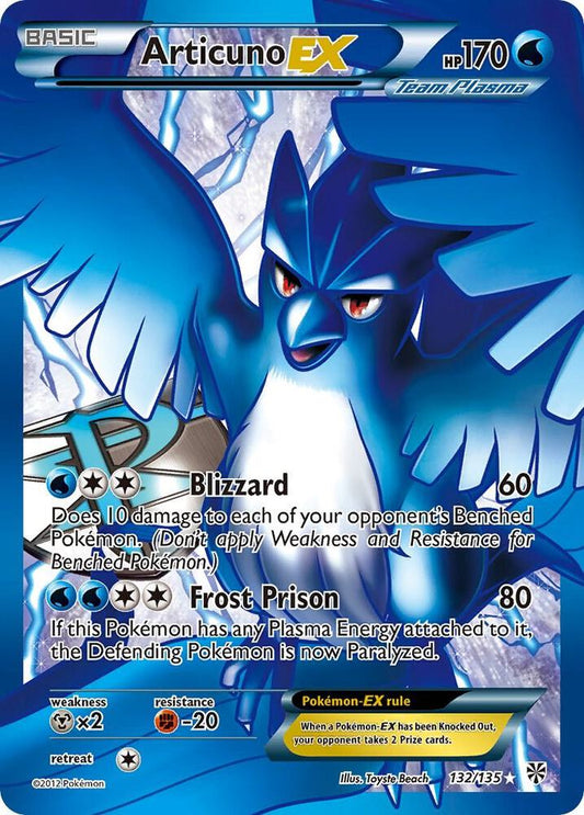 Articuno EX (Team Plasma) (132 Full Art) - Plasma Storm