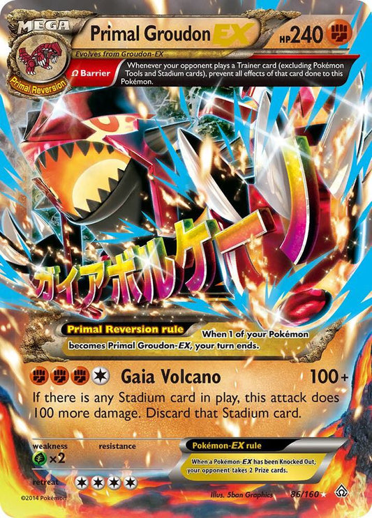 Primal Groudon EX (Omega) - XY - Primal Clash
