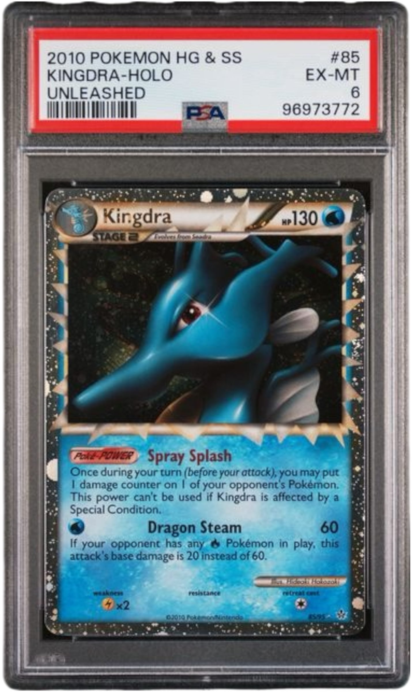 kingdra Prime HG&SS #85 PSA 6