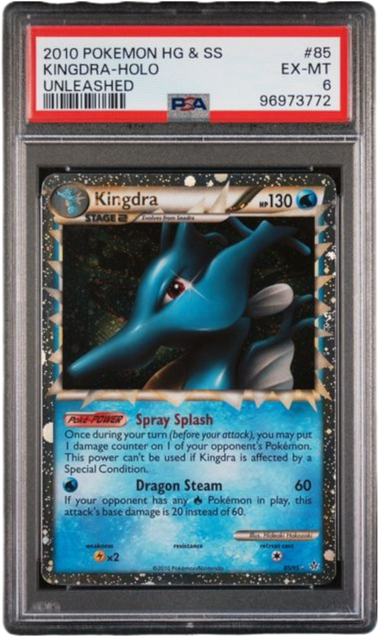kingdra Prime HG&SS #85 PSA 6