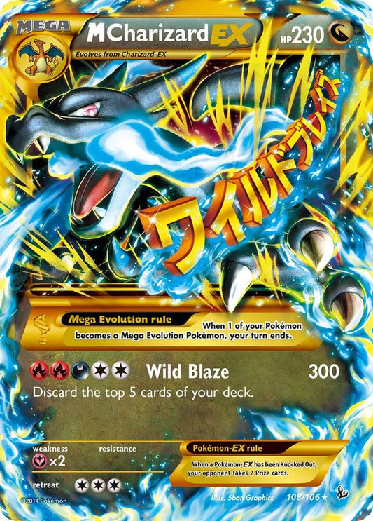 M Charizard EX (X) Secret - XY - Flashfire
