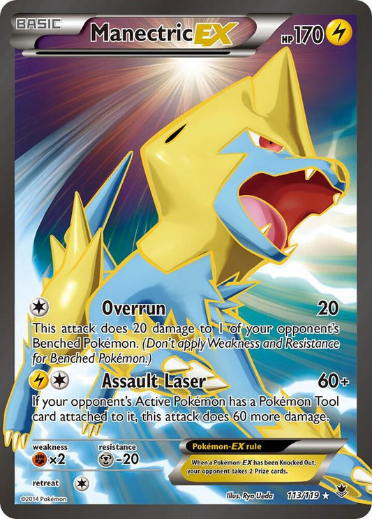 Manectric EX (113 Full Art) - XY - Phantom Forces