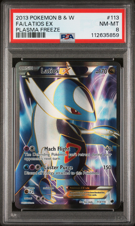 Latios EX PSA 8 Plasma Freeze