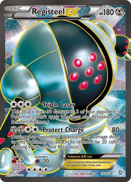 Registeel EX (122 Full Art) - Dragons Exalted