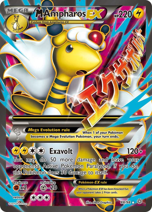 M Ampharos EX (88 Full Art) - XY - Ancient Origins