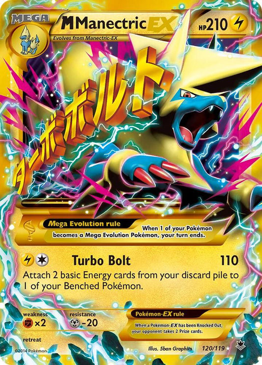 M Manectric EX (120 Secret Rare) - XY - Phantom Forces