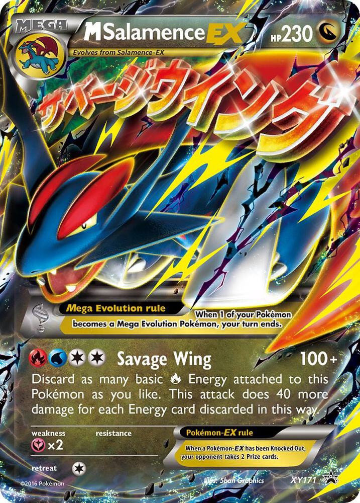 M Salamence EX - XY171 - XY Promos