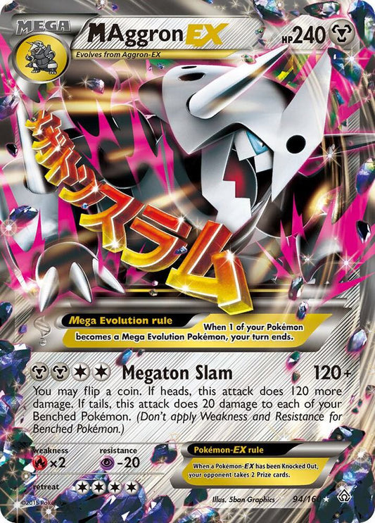 M Aggron EX - XY - Primal Clash