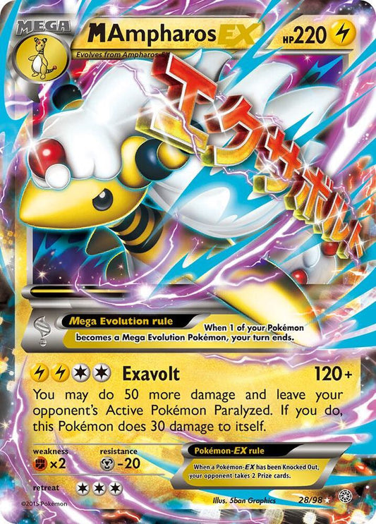 M Ampharos EX - XY - Ancient Origins
