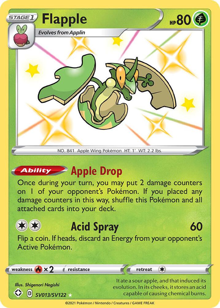 Flapple - Shining Fates: Shiny Vault
