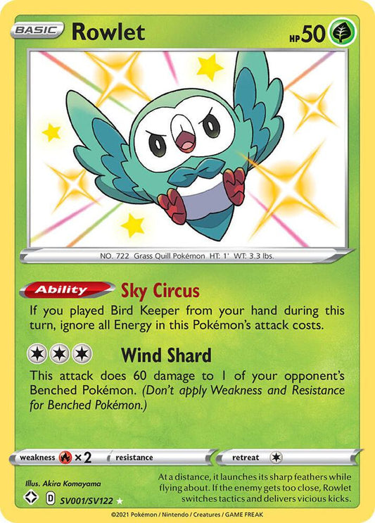 Rowlet - Shining Fates: Shiny Vault